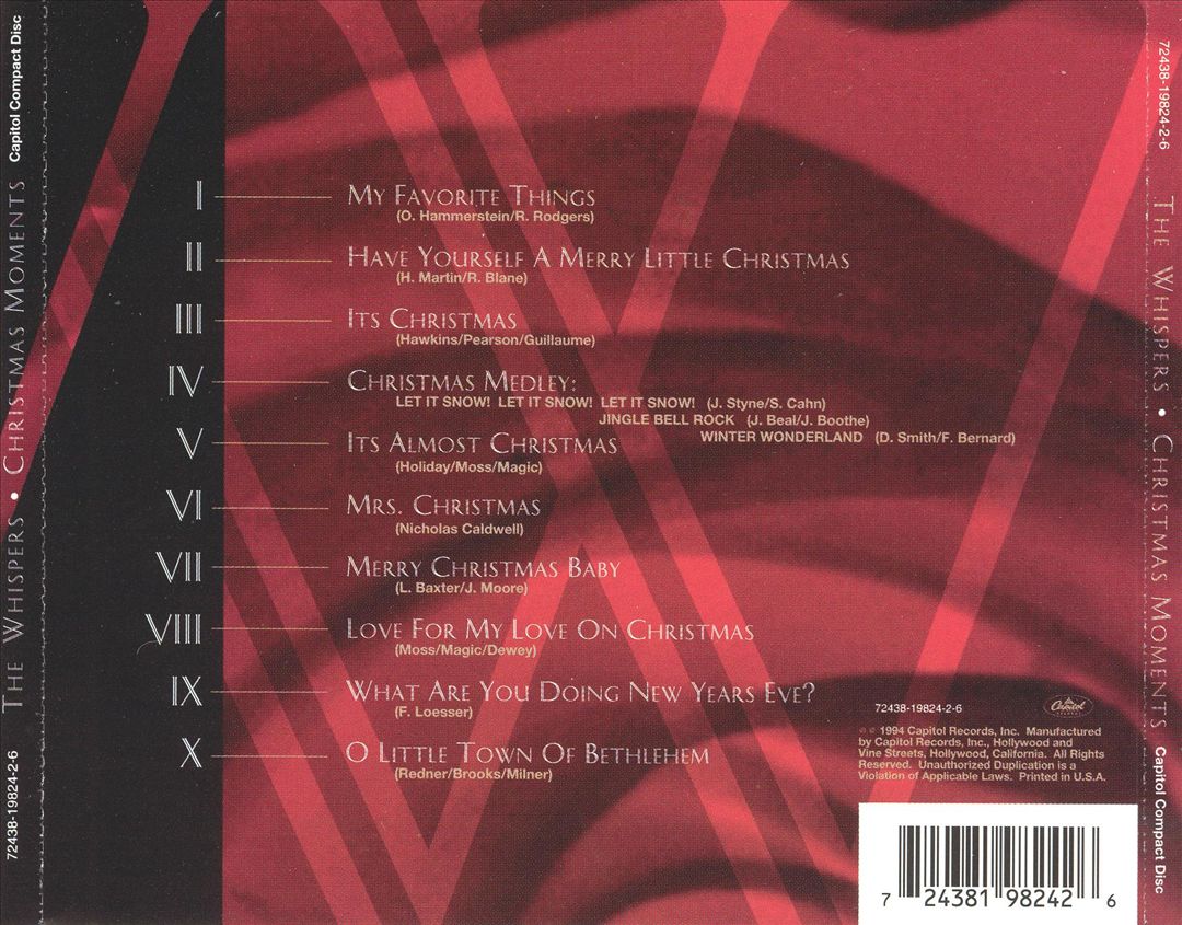 Christmas Moments cover art
