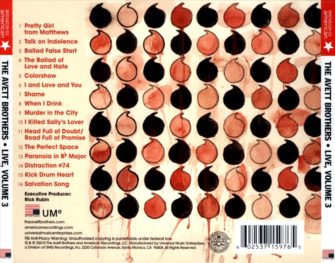 Live, Vol. 3 cover art