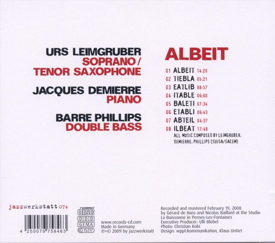 Albeit cover art