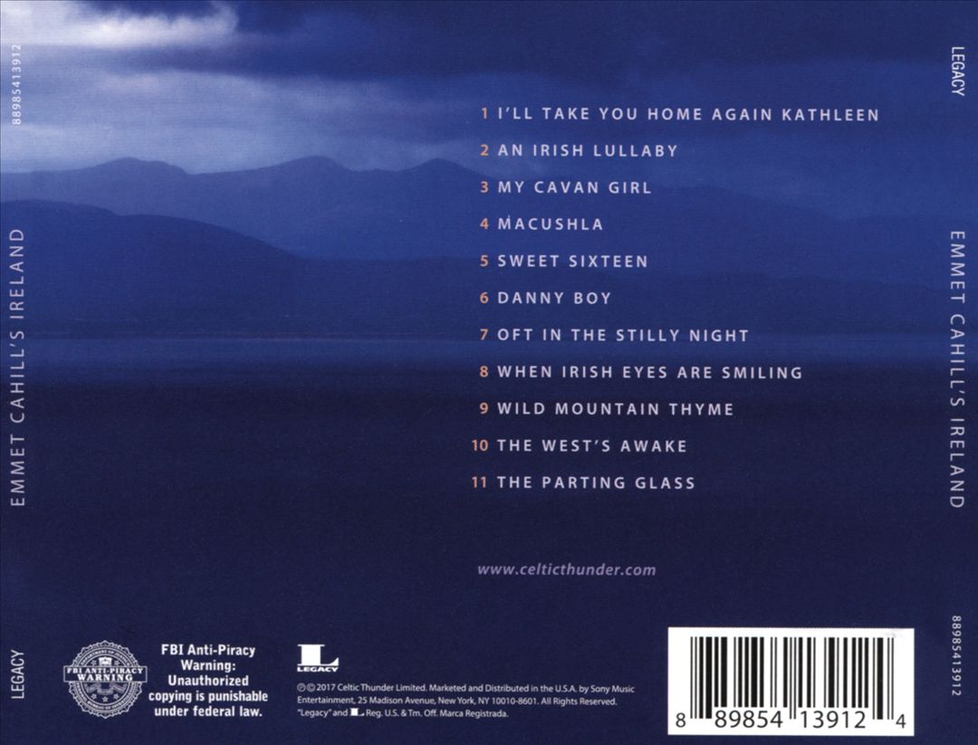 Emmet Cahill's Ireland cover art
