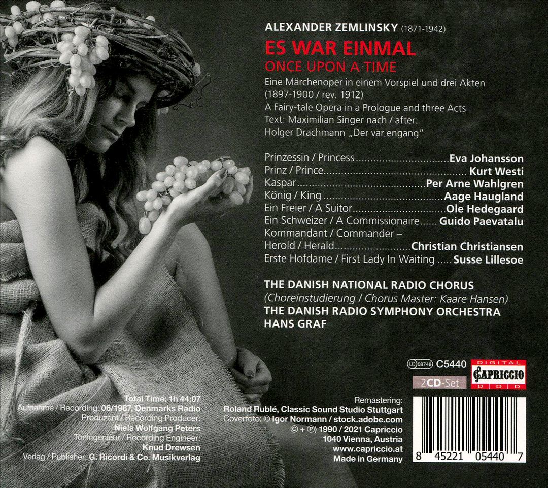 Zemlinsky: Once Upon A Time cover art