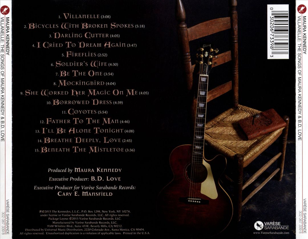 Villanelle: The Songs of Maura Kennedy and B.D. Love cover art