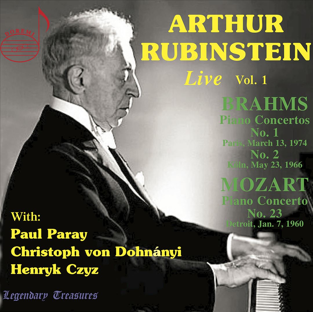 Arthur Rubinstein Live, Vol. 1 cover art