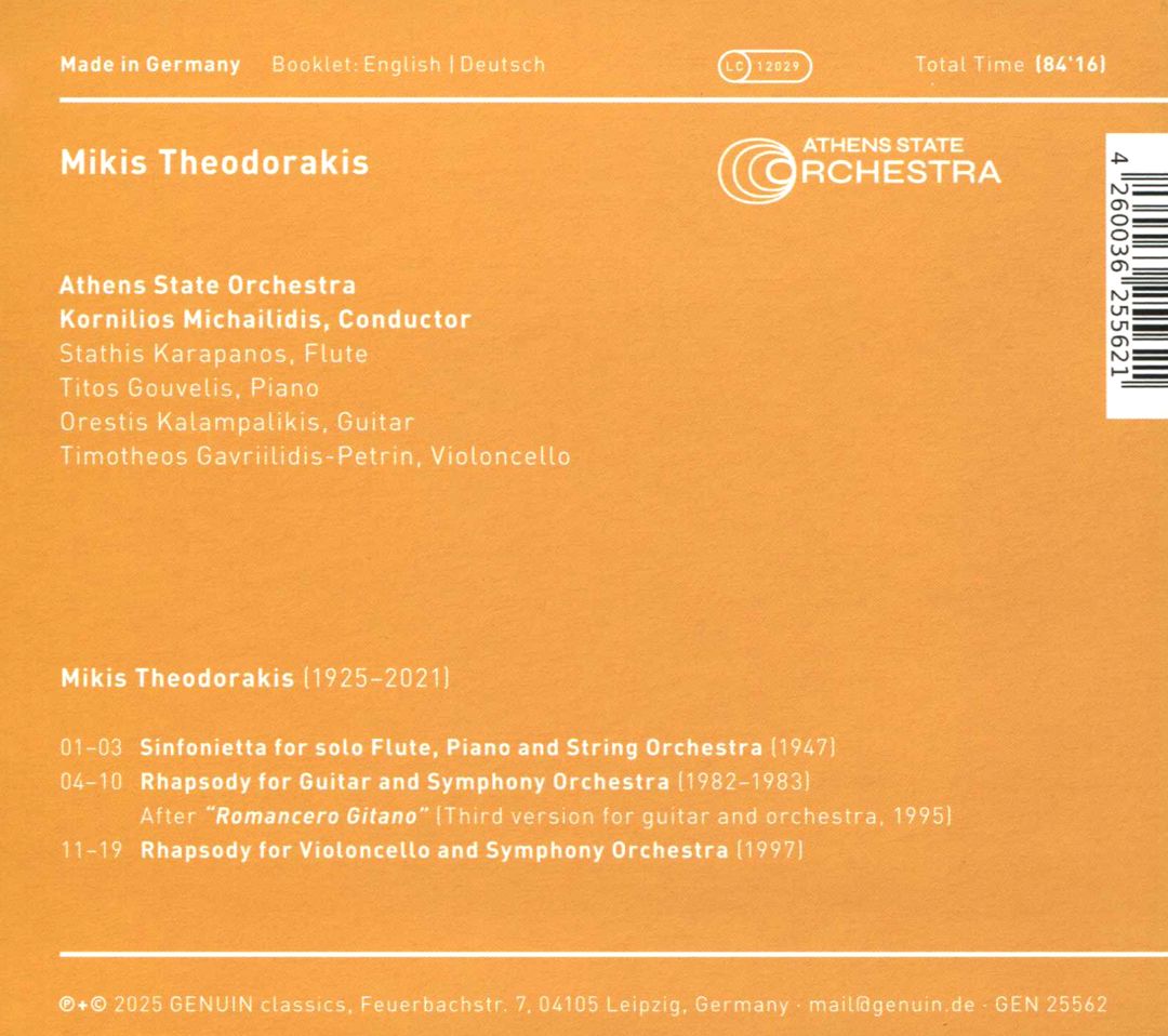 Mikis Theodorakis cover art