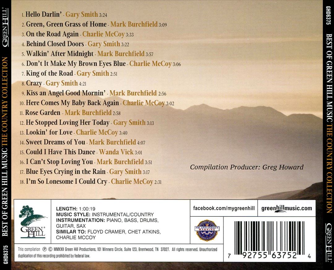 Best of Green Hill Music: The Country Collection cover art