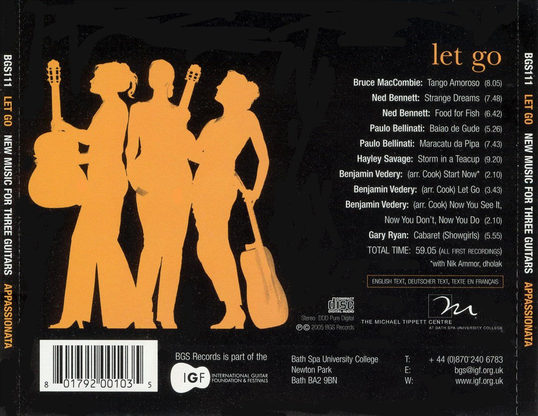Let Go: New Music for Three Guitars cover art