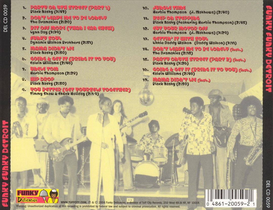 Funky Funky Detroit cover art