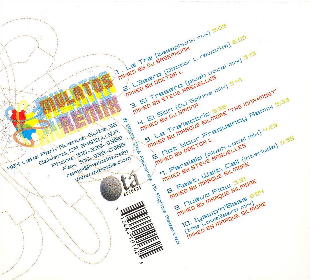 Mulatos: Remix cover art