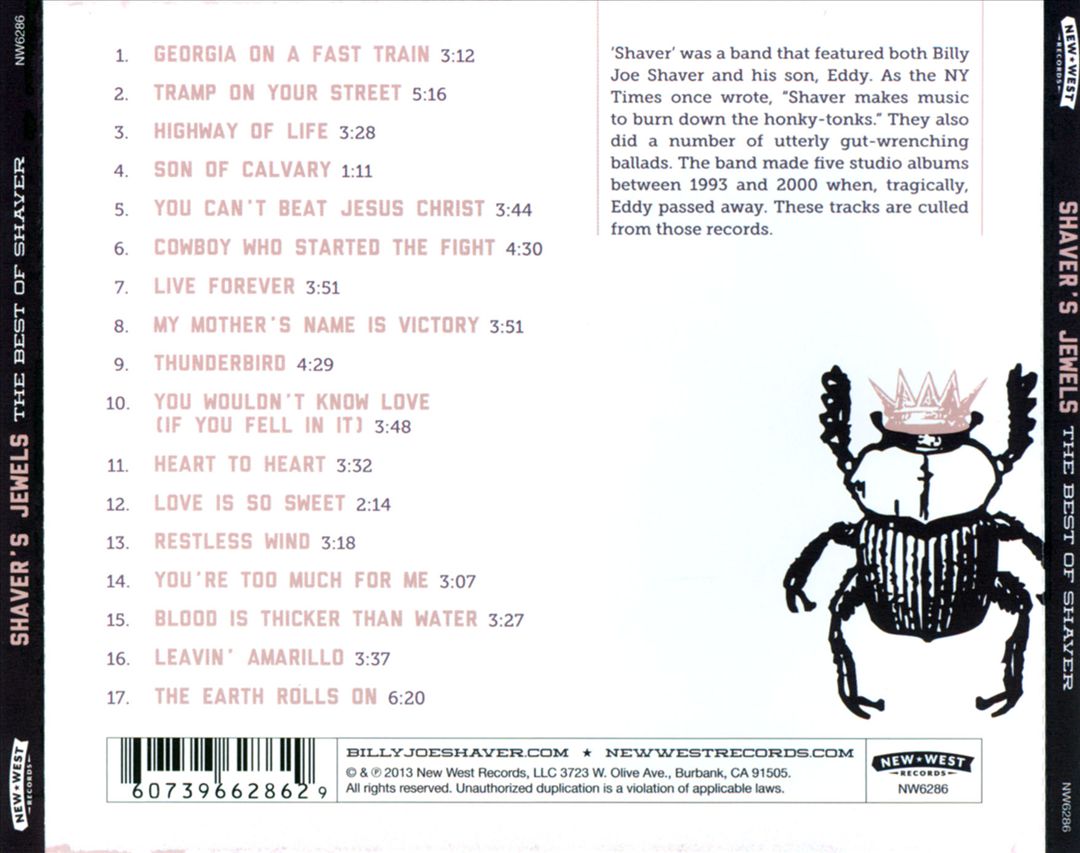 Shaver's Jewels: The Best of Shaver cover art