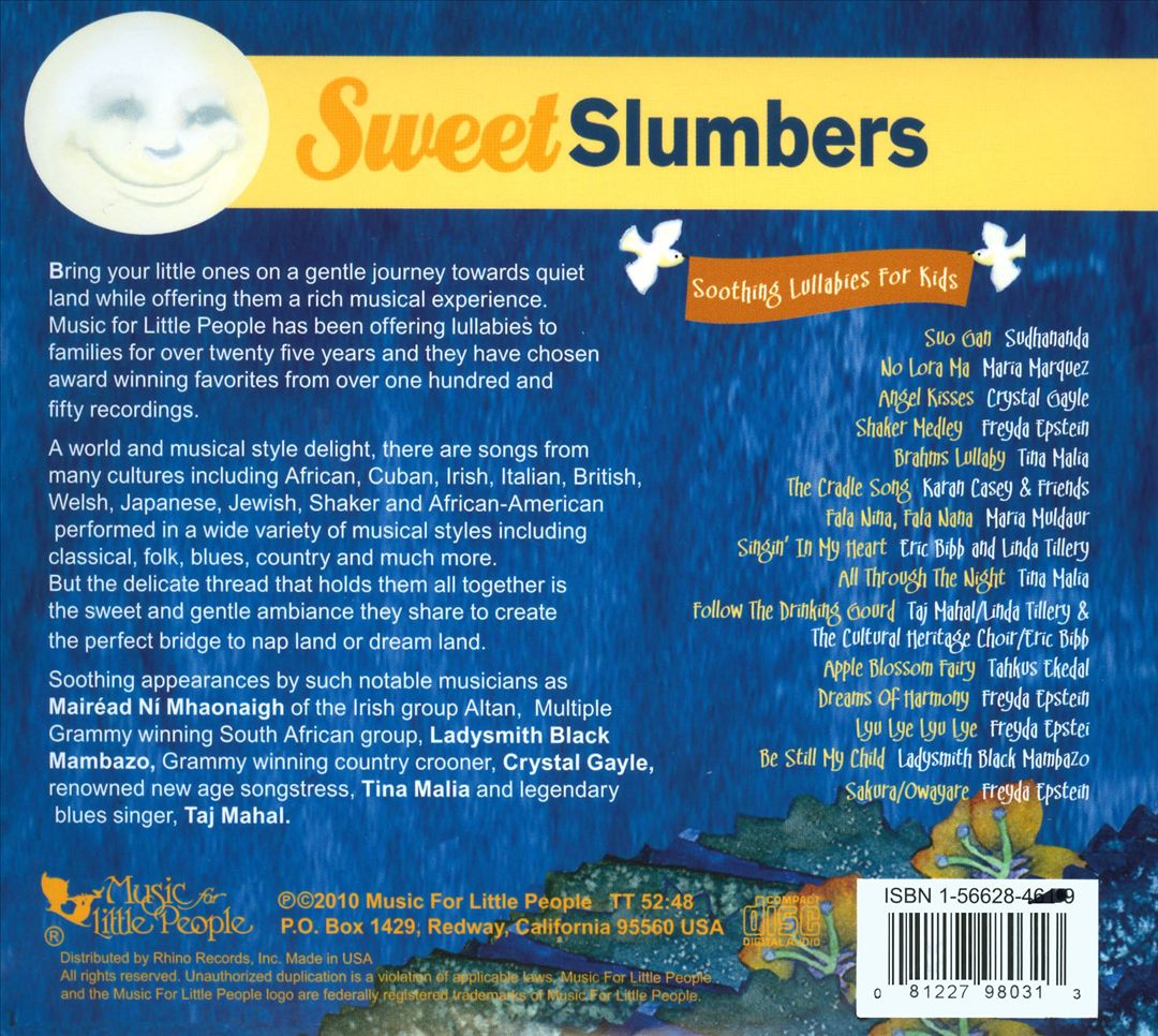 Sweet Slumbers: Soothing Lullabies cover art