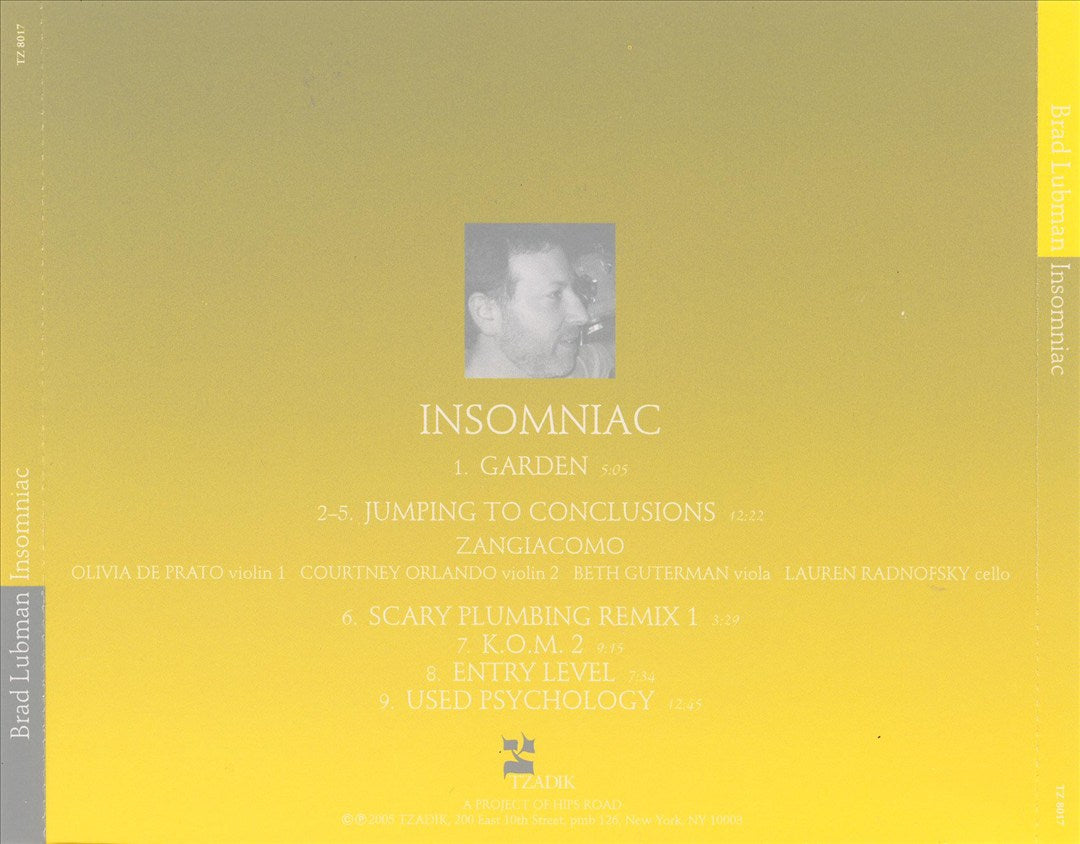 Insomniac cover art