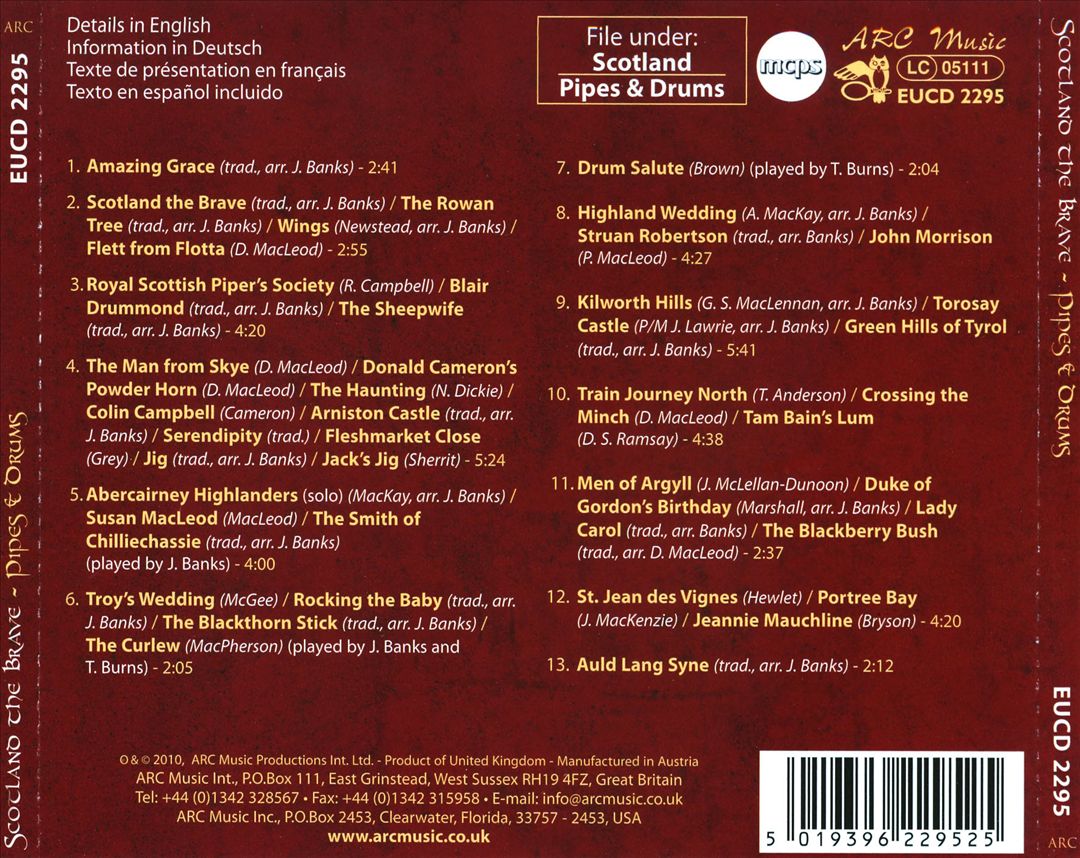 Scotland the Brave: Pipes & Drums cover art
