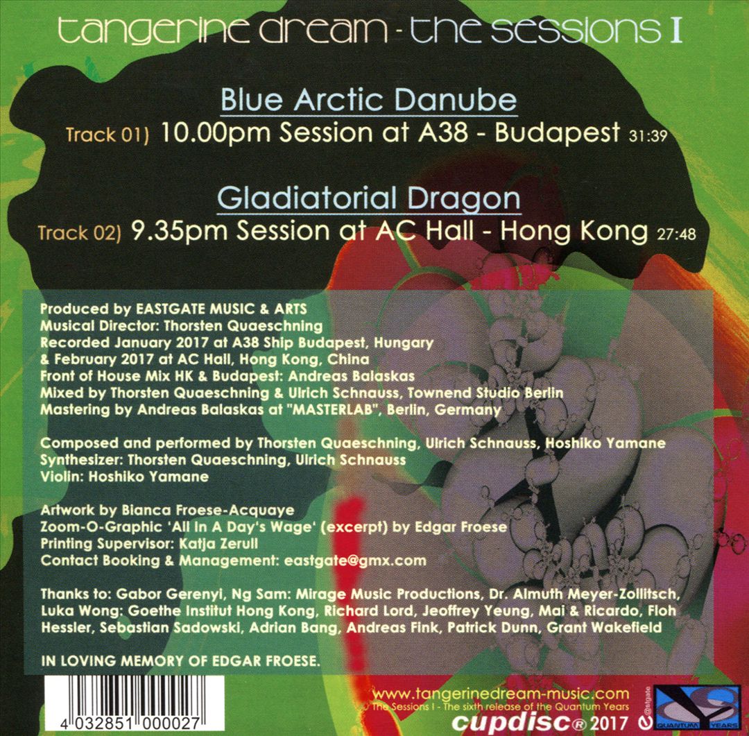 Sessions I cover art