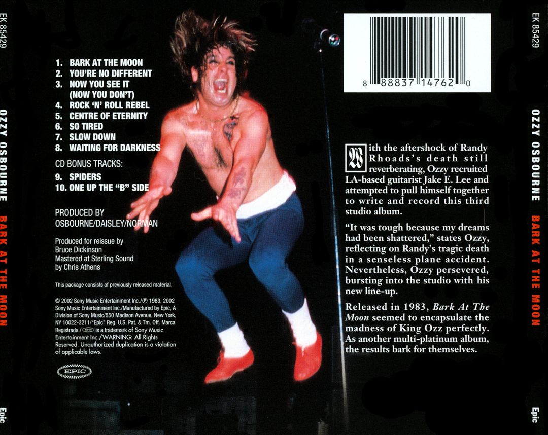 Bark at the Moon cover art