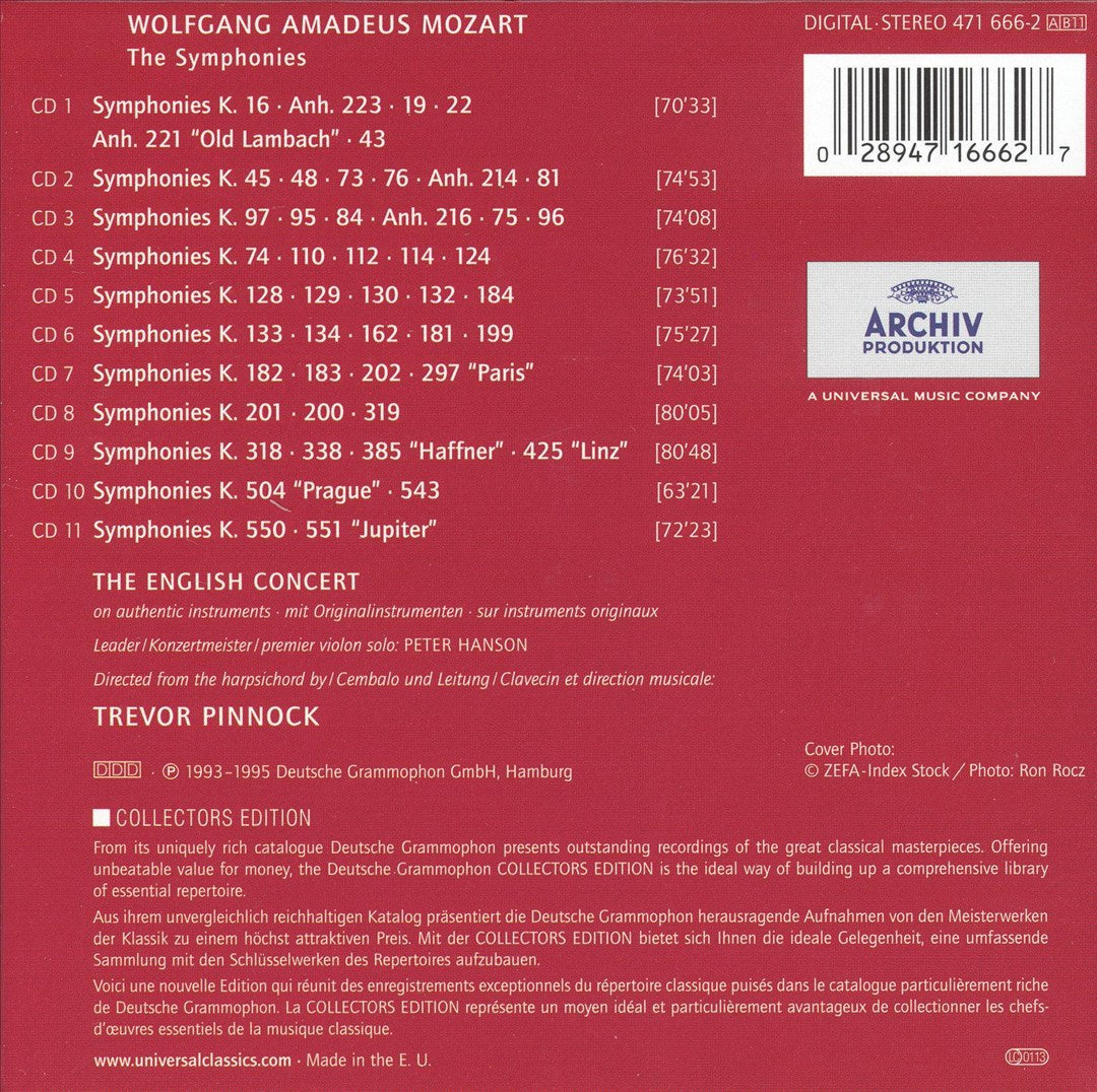 Mozart: The Symphonies cover art