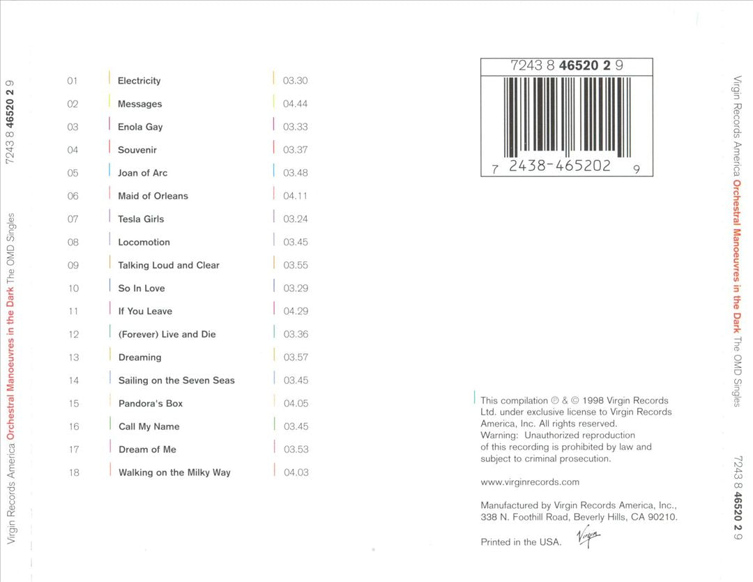 OMD Singles cover art