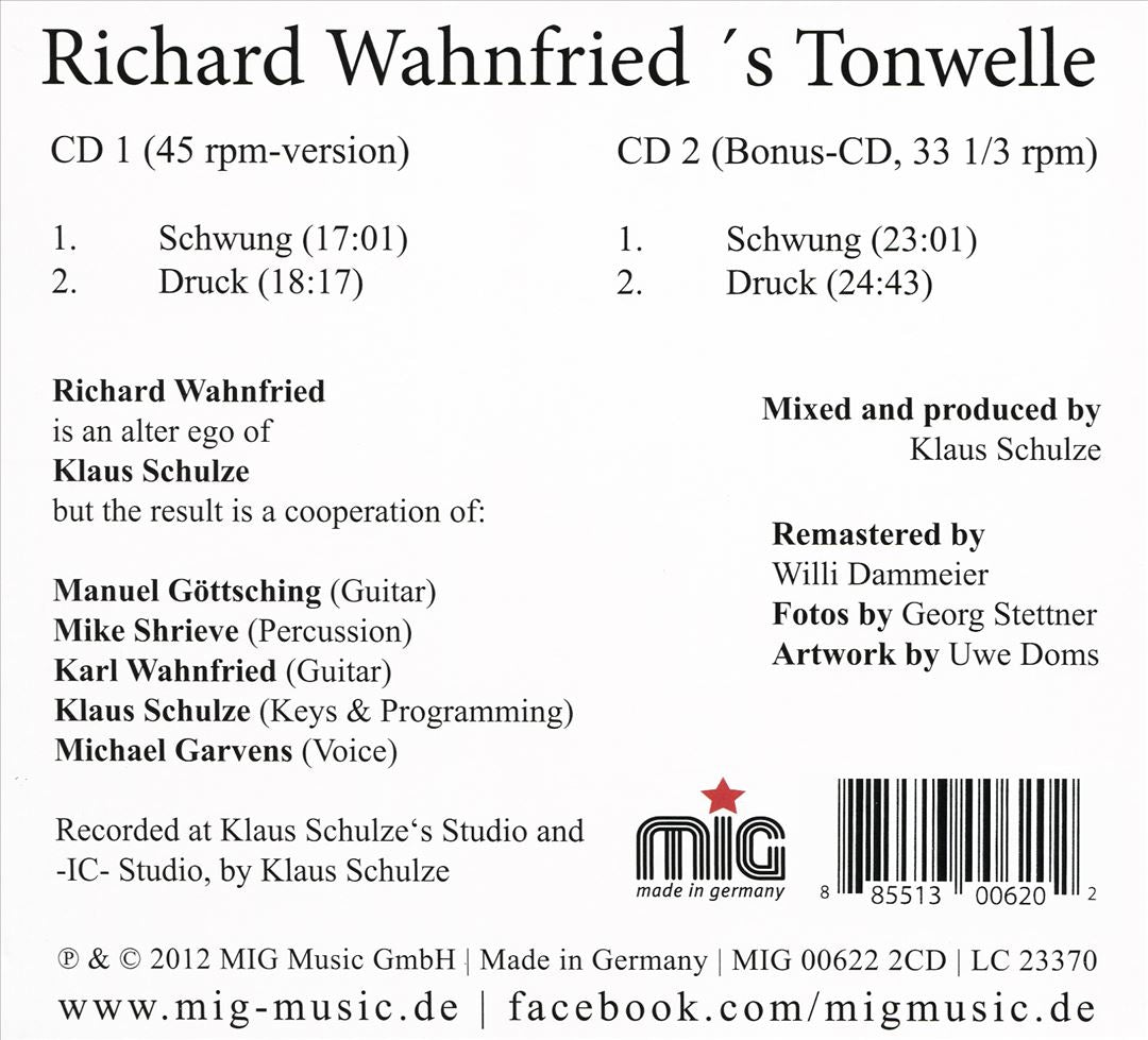 Richard Wahnfried's Tonwelle cover art