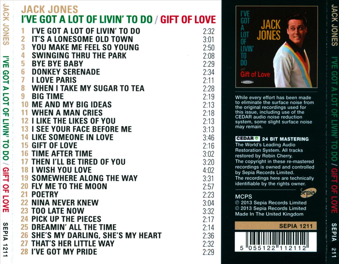 I've Got a Lot of Livin to Do/Gift of Love cover art
