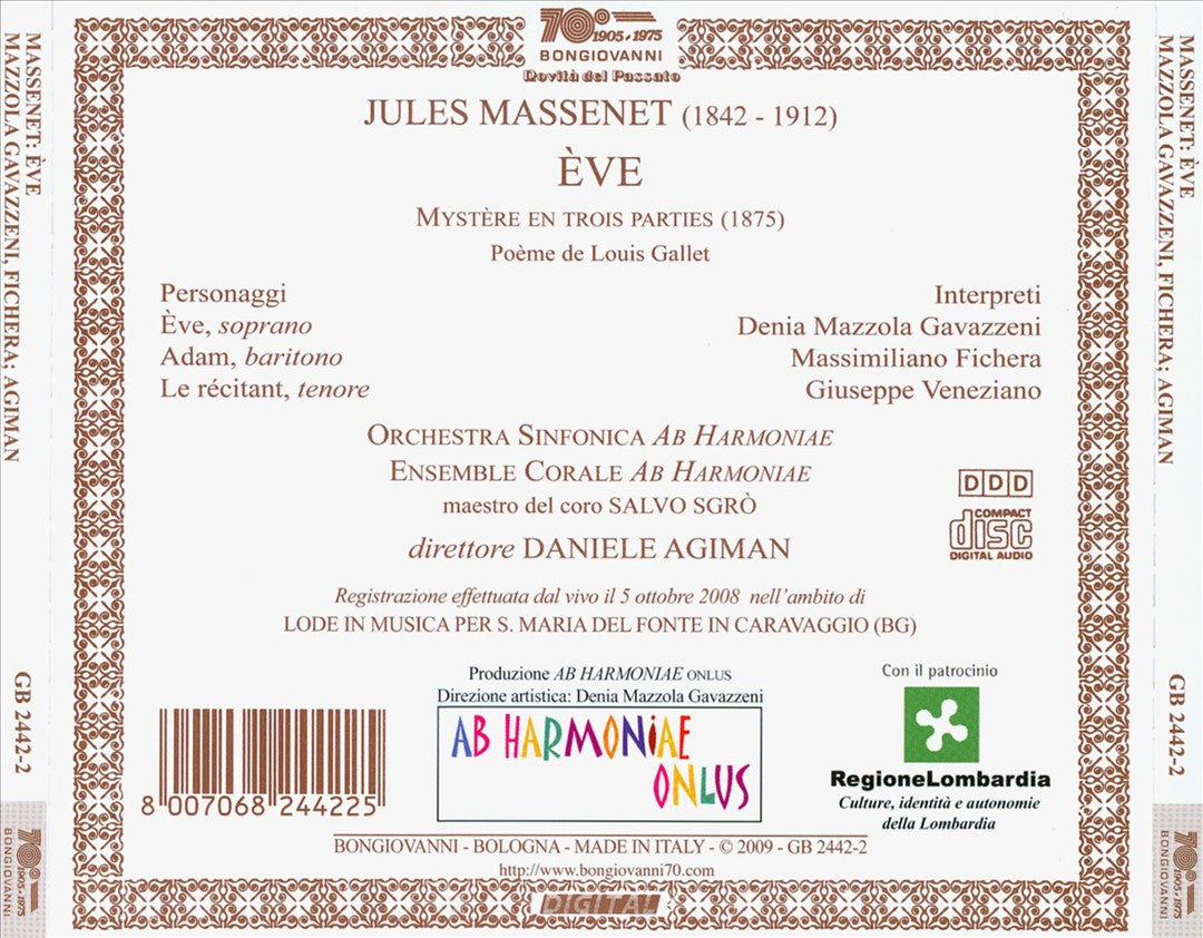 Jules Massenet: Ève cover art