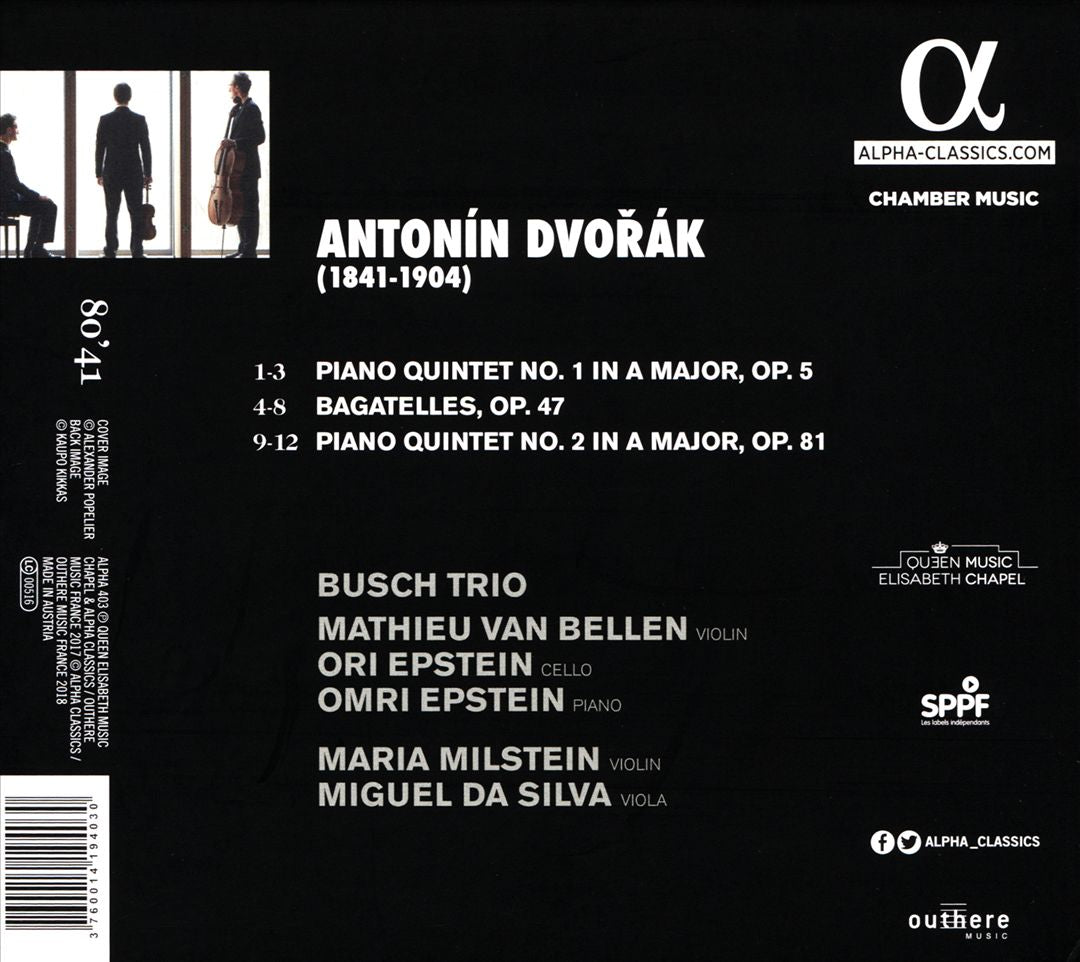 Dvořák: Piano Quintets; Bagatelles cover art