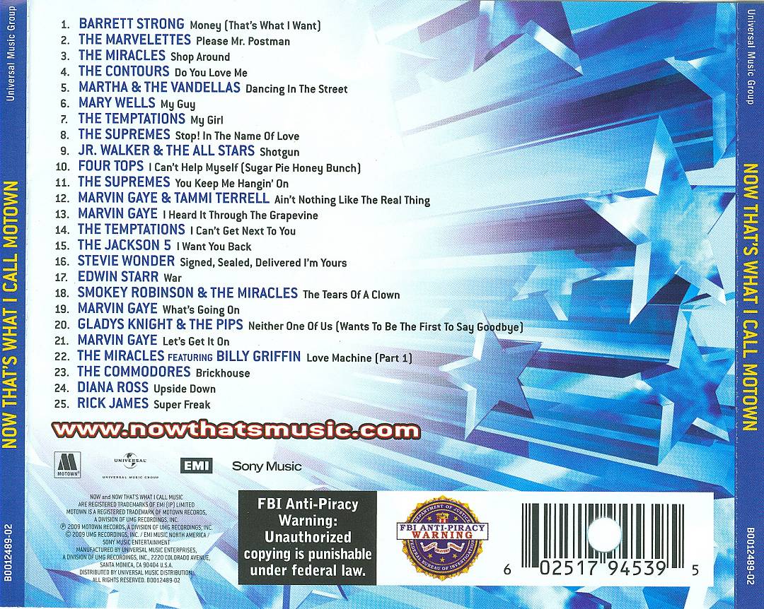 Now: Motown cover art