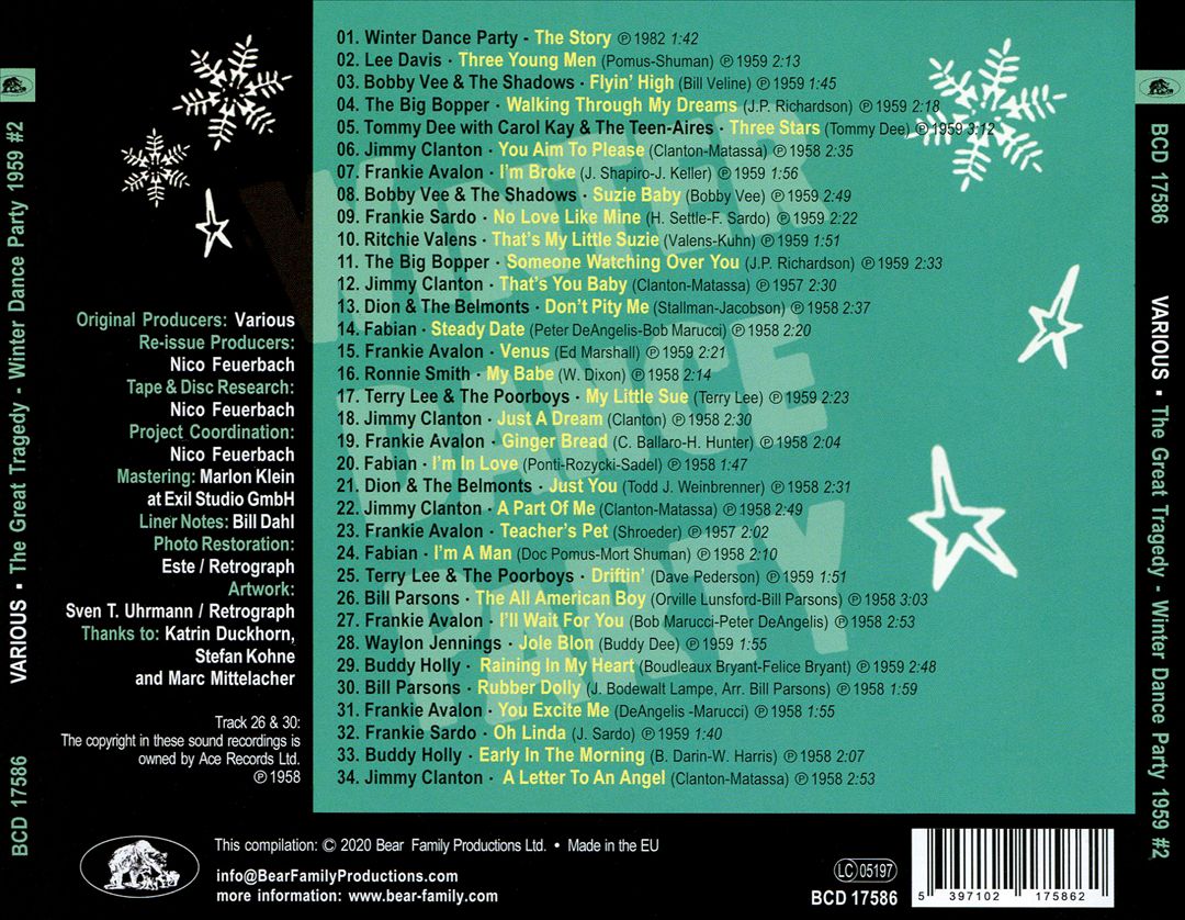 Great Tragedy: Winter Dance Party 1959, No. 2 cover art