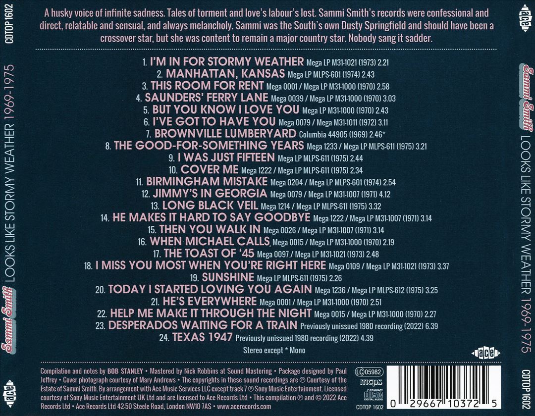 Looks like Stormy Weather 1969-1975 cover art