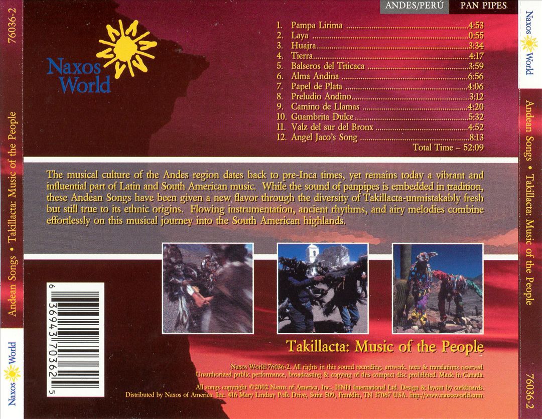 Andean Songs cover art
