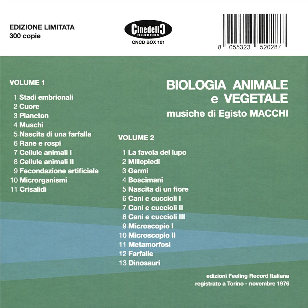 Biologia Animale e Vegetale cover art