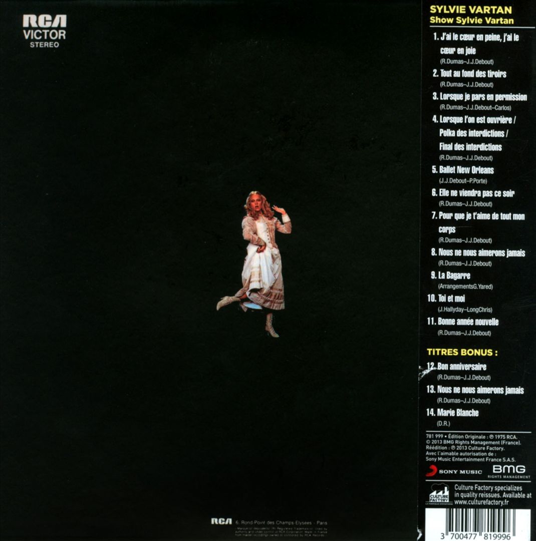 Show Sylvie Vartan cover art