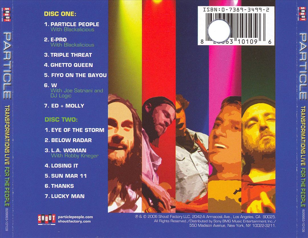 Transformations Live for the People cover art