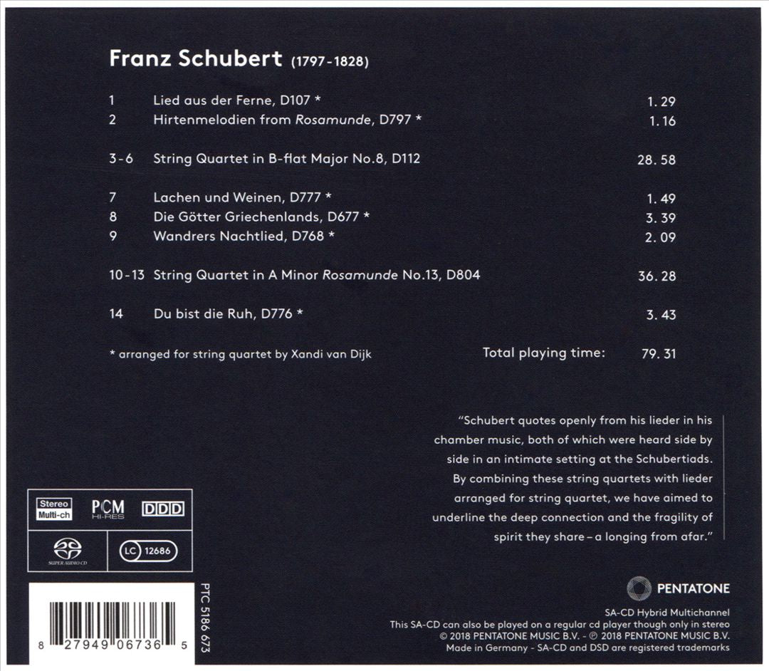 Schubert: Aus der Ferne cover art