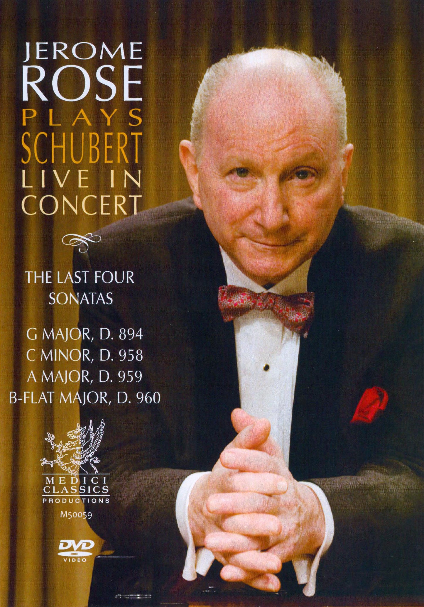 Jerome Rose Plays Schubert: Live in Concert cover art
