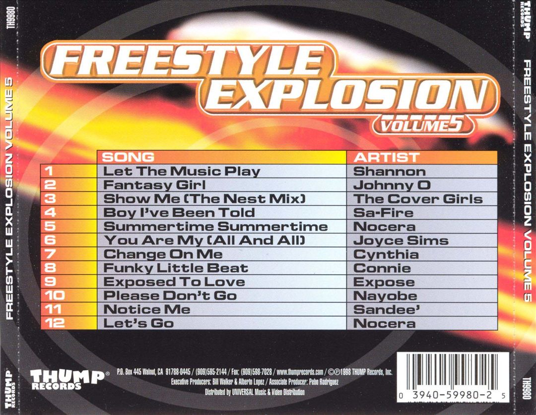 Freestyle Explosion, Vol. 5 cover art