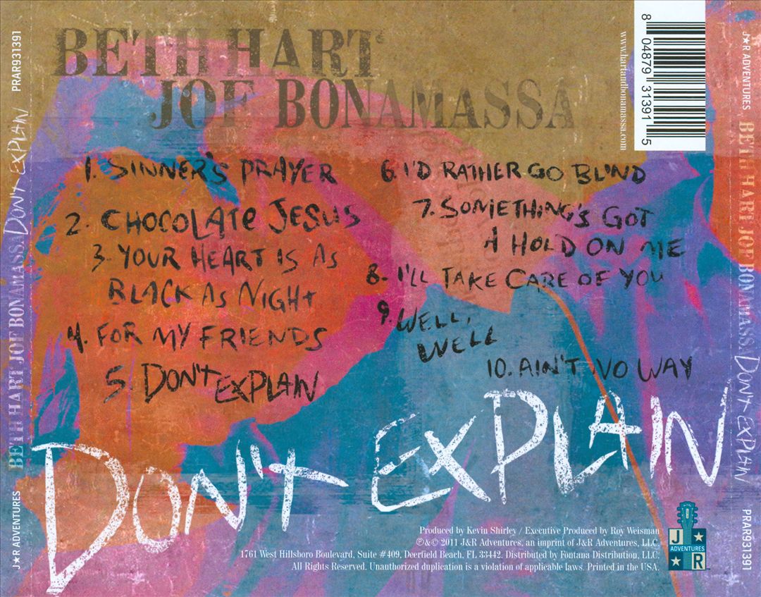 Don't Explain cover art