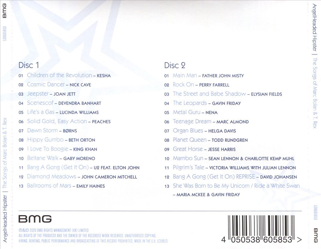 Angelheaded Hipster: The Songs of Marc Bolan & T. Rex cover art