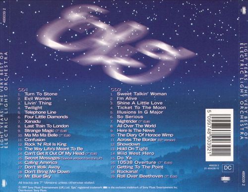 Light Years: The Very Best of Electric Light Orchestra cover art