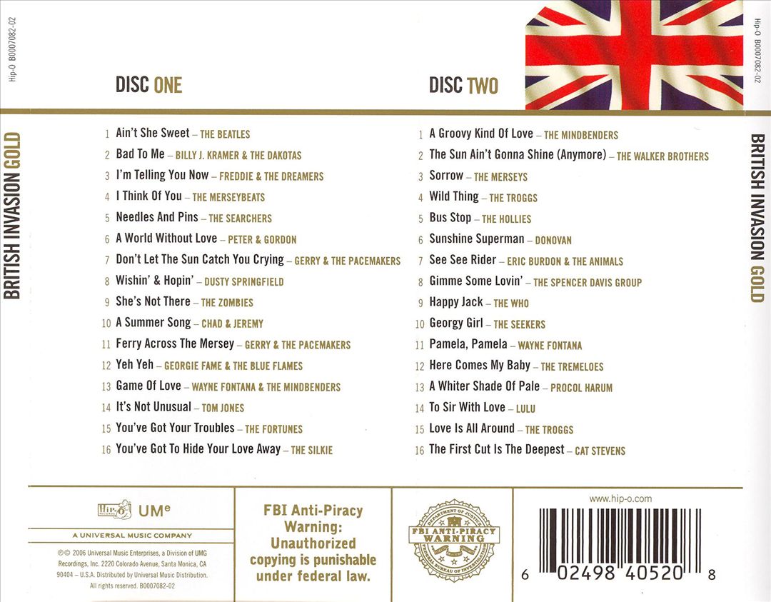 Gold: British Invasion cover art