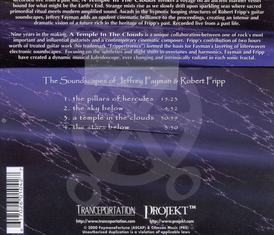 Temple in the Clouds cover art