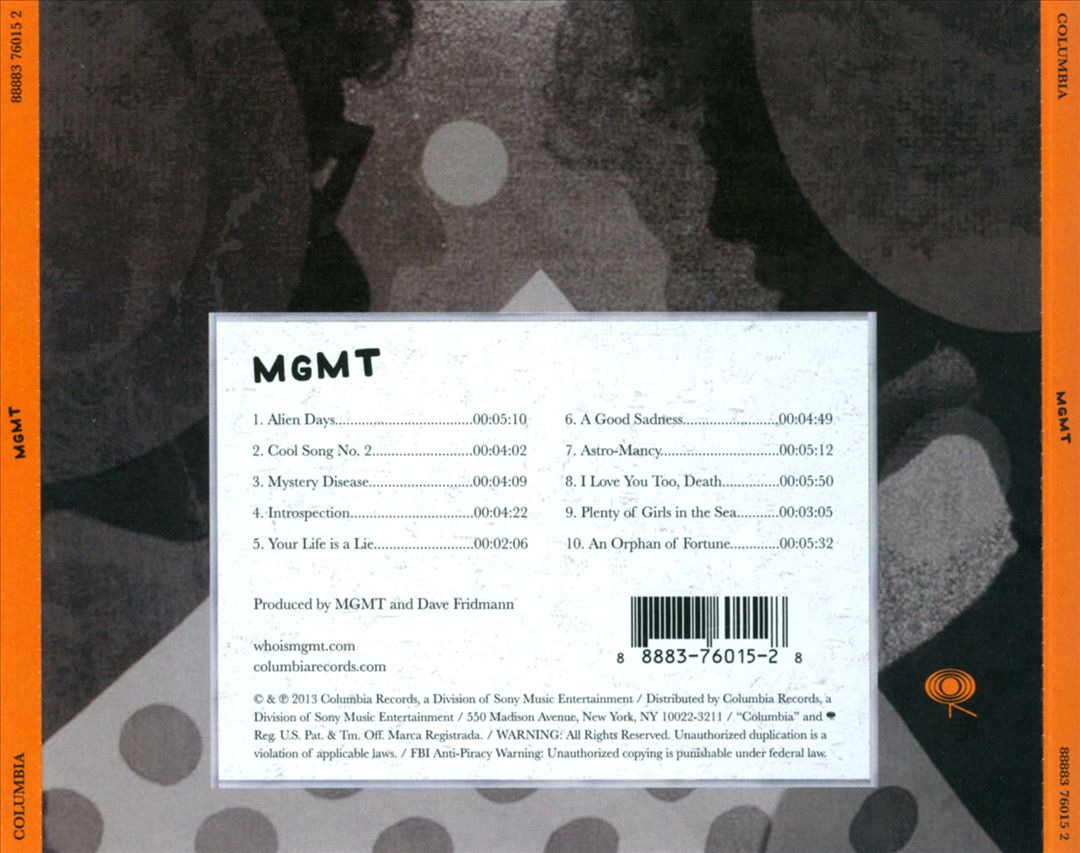MGMT cover art
