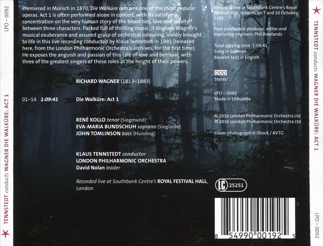 Wagner: Die Walkure - Act 1 cover art