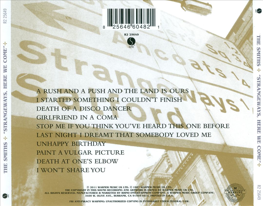 Strangeways, Here We Come cover art