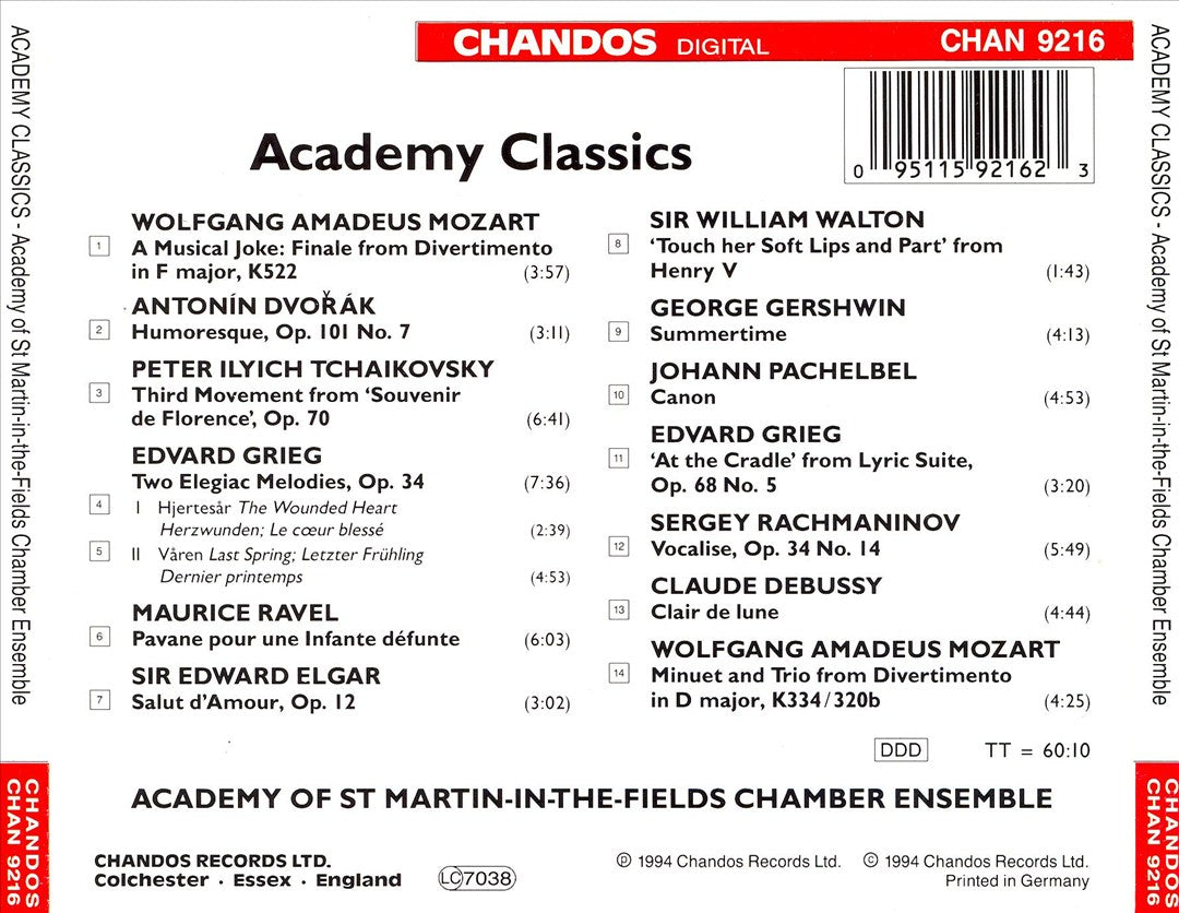 Academy Classics cover art