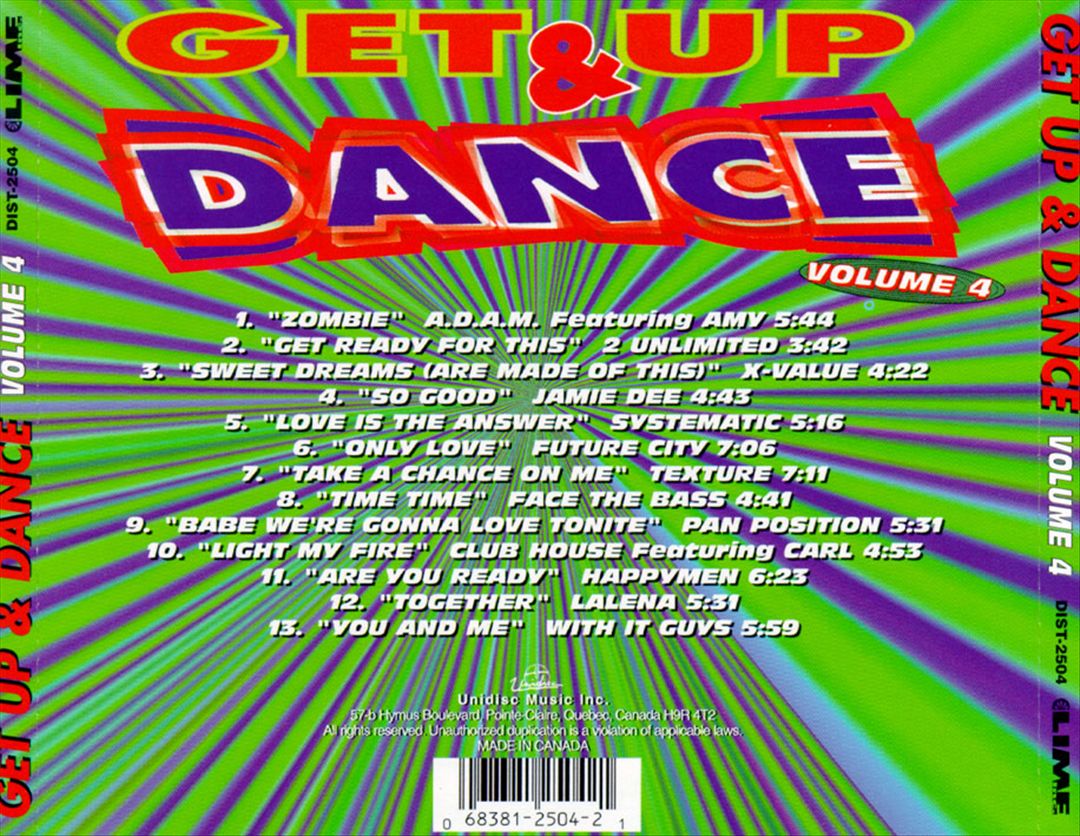 Get Up & Dance, Vol. 4 cover art