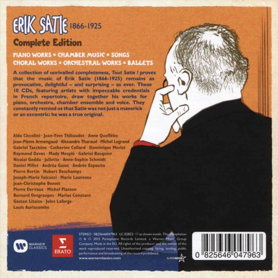 Tout Satie!: Erik Satie Complete Edition cover art