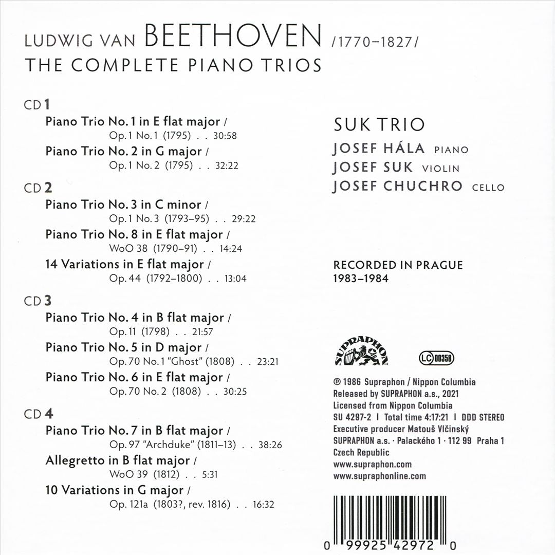 Beethoven: The Complete Piano Trios cover art