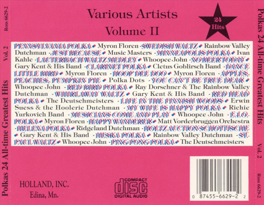 Polkas All Time Greatest Hits, Vol. 2 cover art