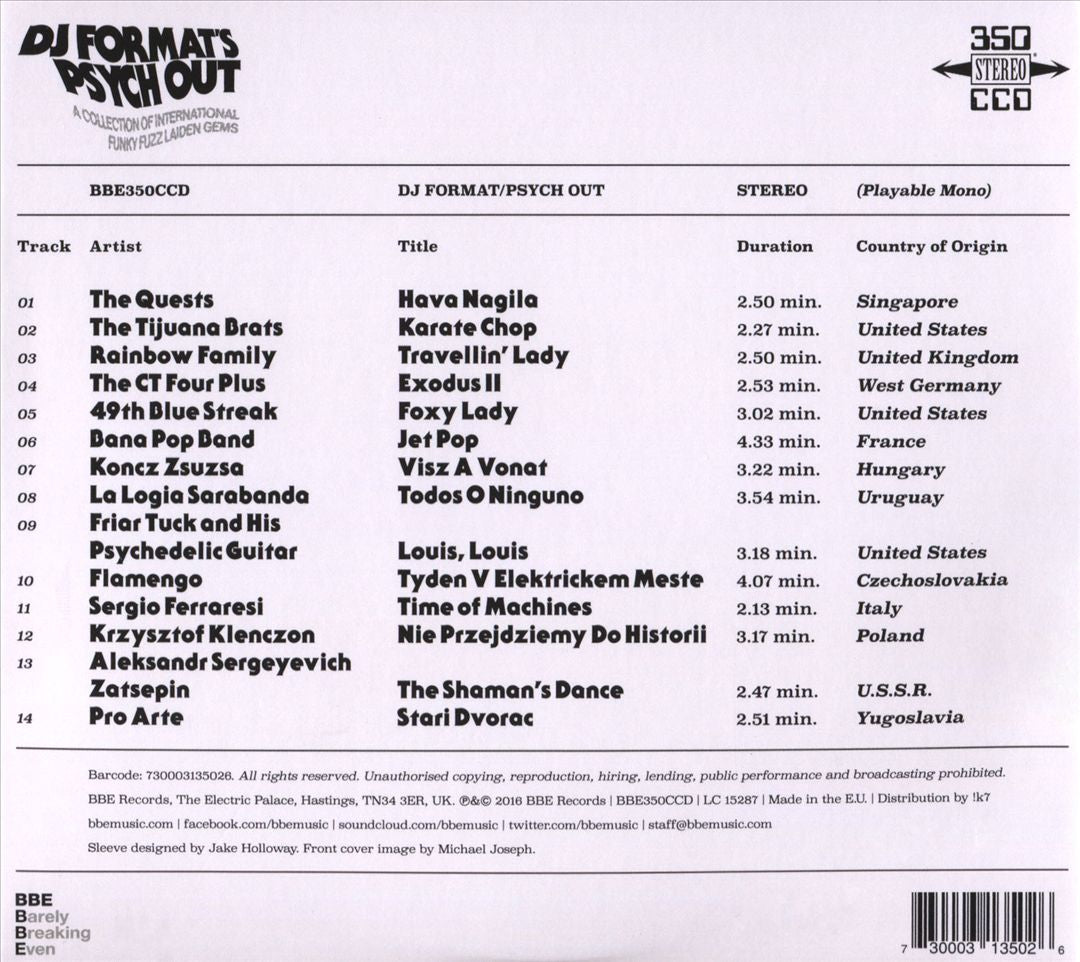 DJ Format's Psych Out cover art