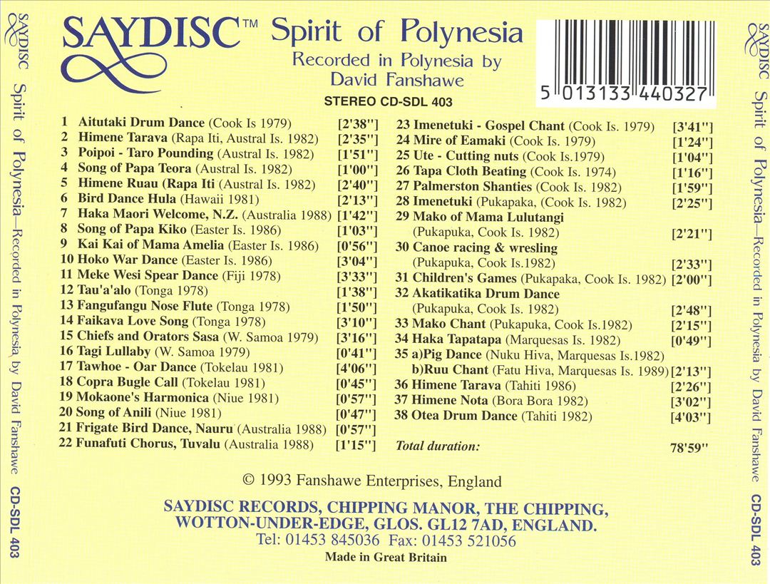 Spirit of Polynesia cover art