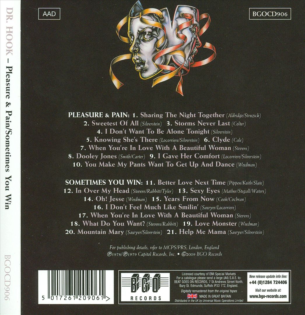Pleasure & Pain/Sometimes You Win cover art